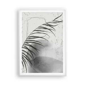Poster în ramă albă - Exotismul subtil al naturii - 70x100 cm