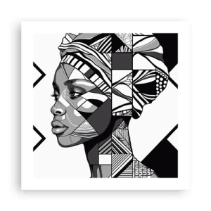 Poster - Portret etnic - 50x50 cm