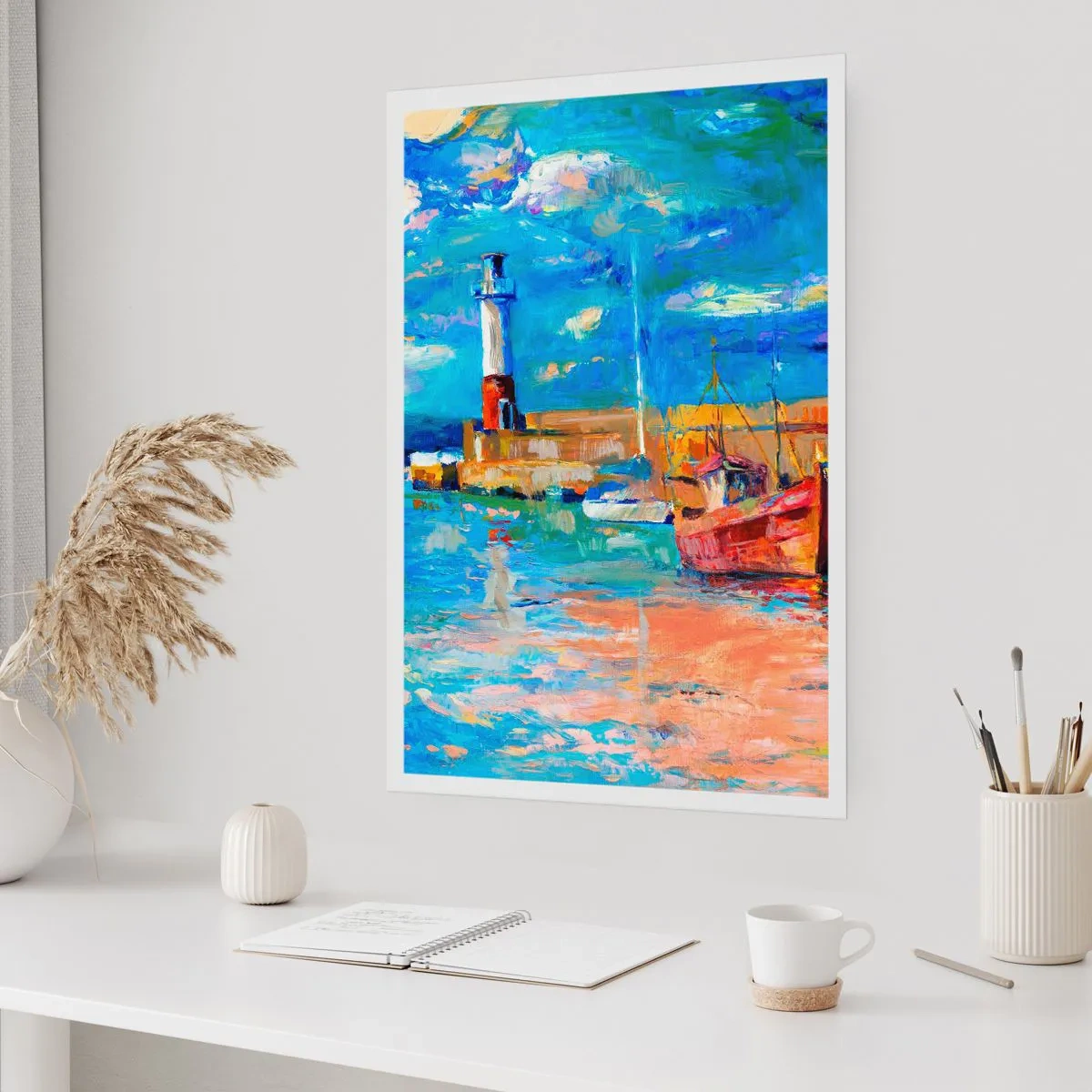 Poster - După-amiază în golful de curcubeu - 50x70 cm
