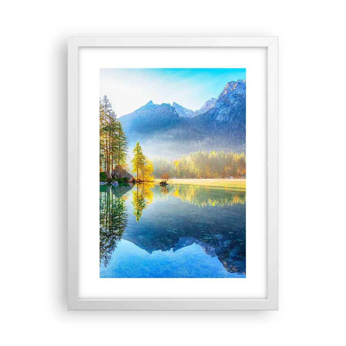 Poster în ramă albă - Maiestate și dulceață - 30x40 cm