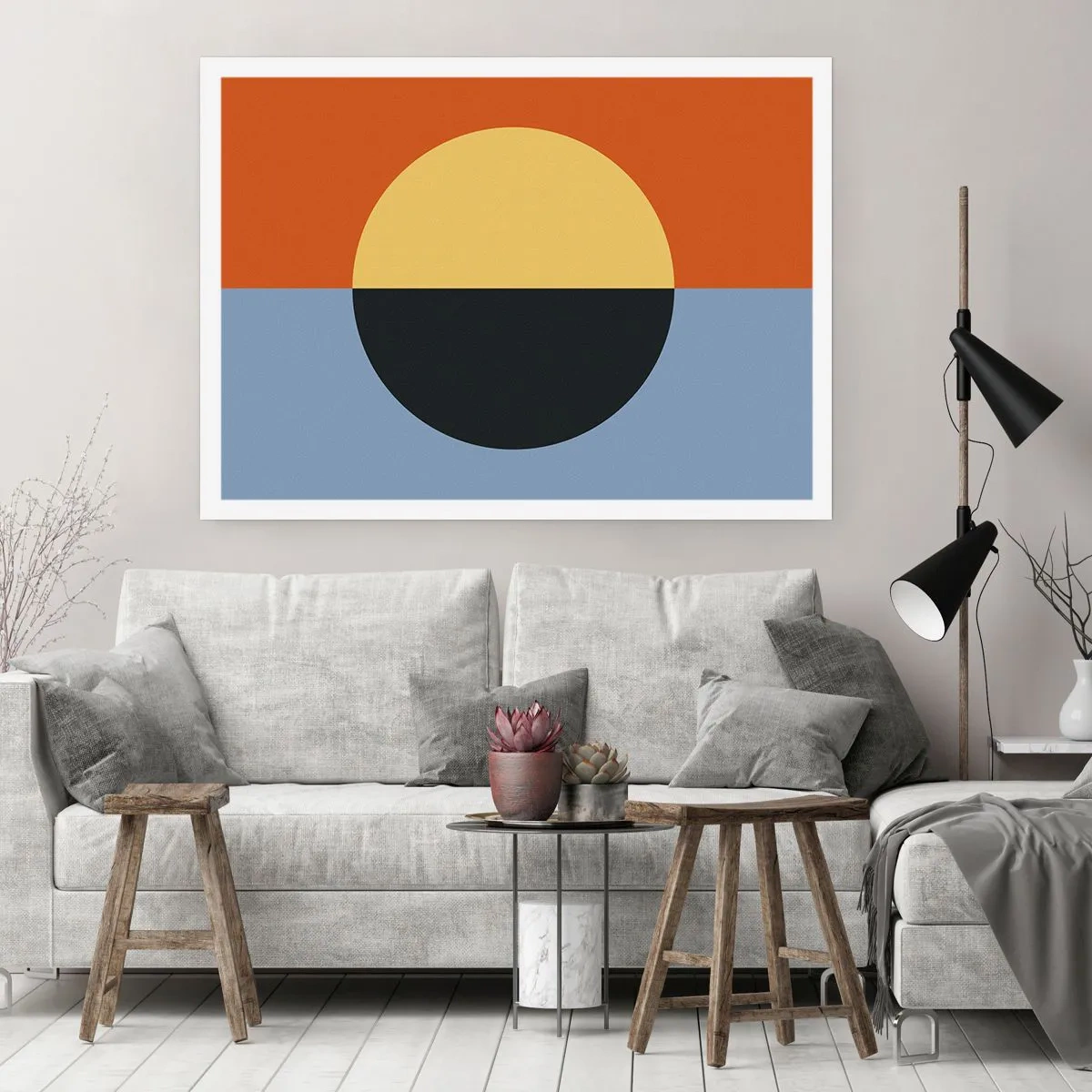 Poster - O compoziție de căldură și răcoare - 40x30 cm
