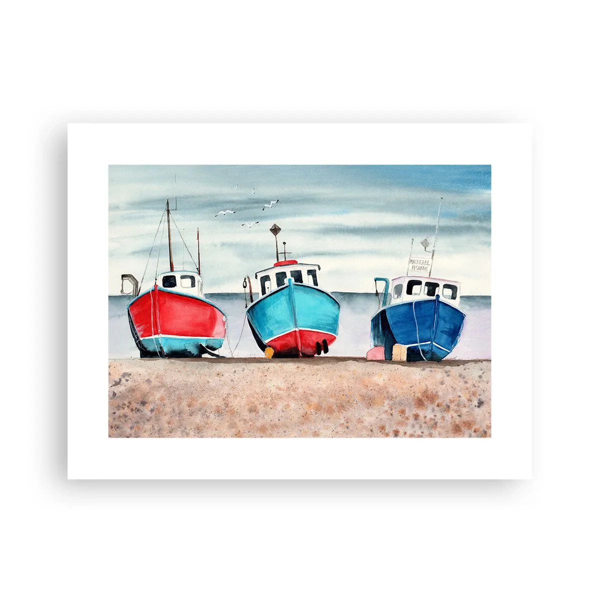 Poster - Gata pentru pescuit - 40x30 cm