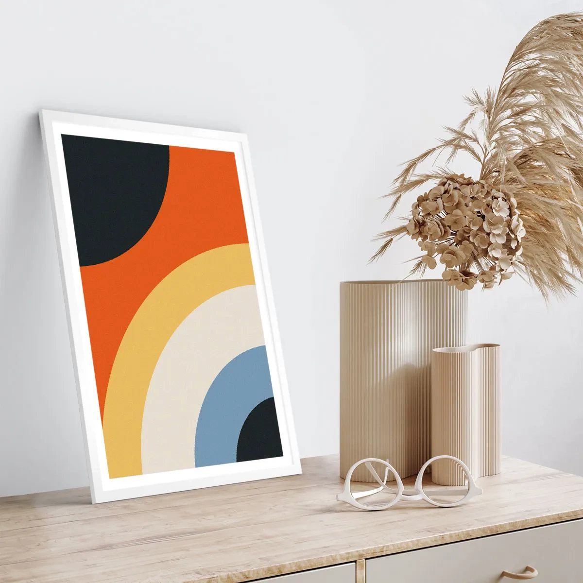 Poster în ramă albă - Spre sine - 50x70 cm