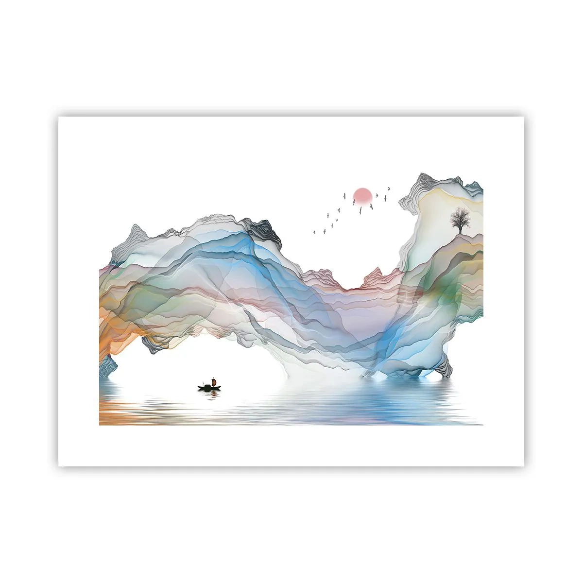 Poster - Spre munții de cristal - 40x30 cm