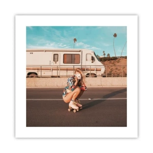 Poster - Zâmbiți, vă rog! - 40x40 cm