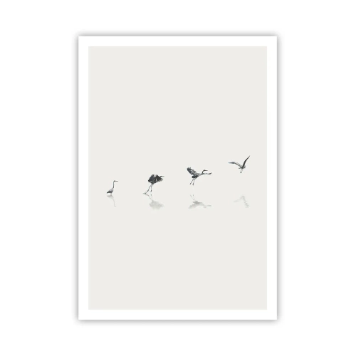 Poster - Patru pași simpli - 70x100 cm