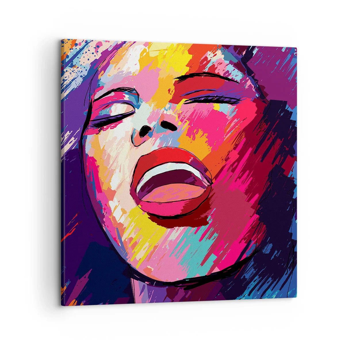 Tablou pe pânză - Cântă toată viața - 50x50 cm