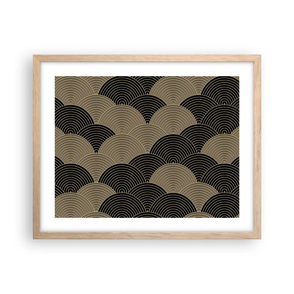 Poster în ramă de stejar deschis - Unitate în multiplicitate - 50x40 cm