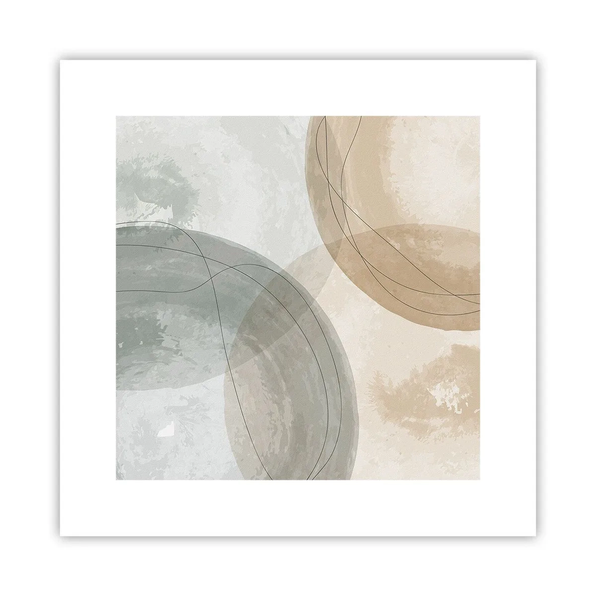 Poster - Întrepătrunderea lumilor - 30x30 cm