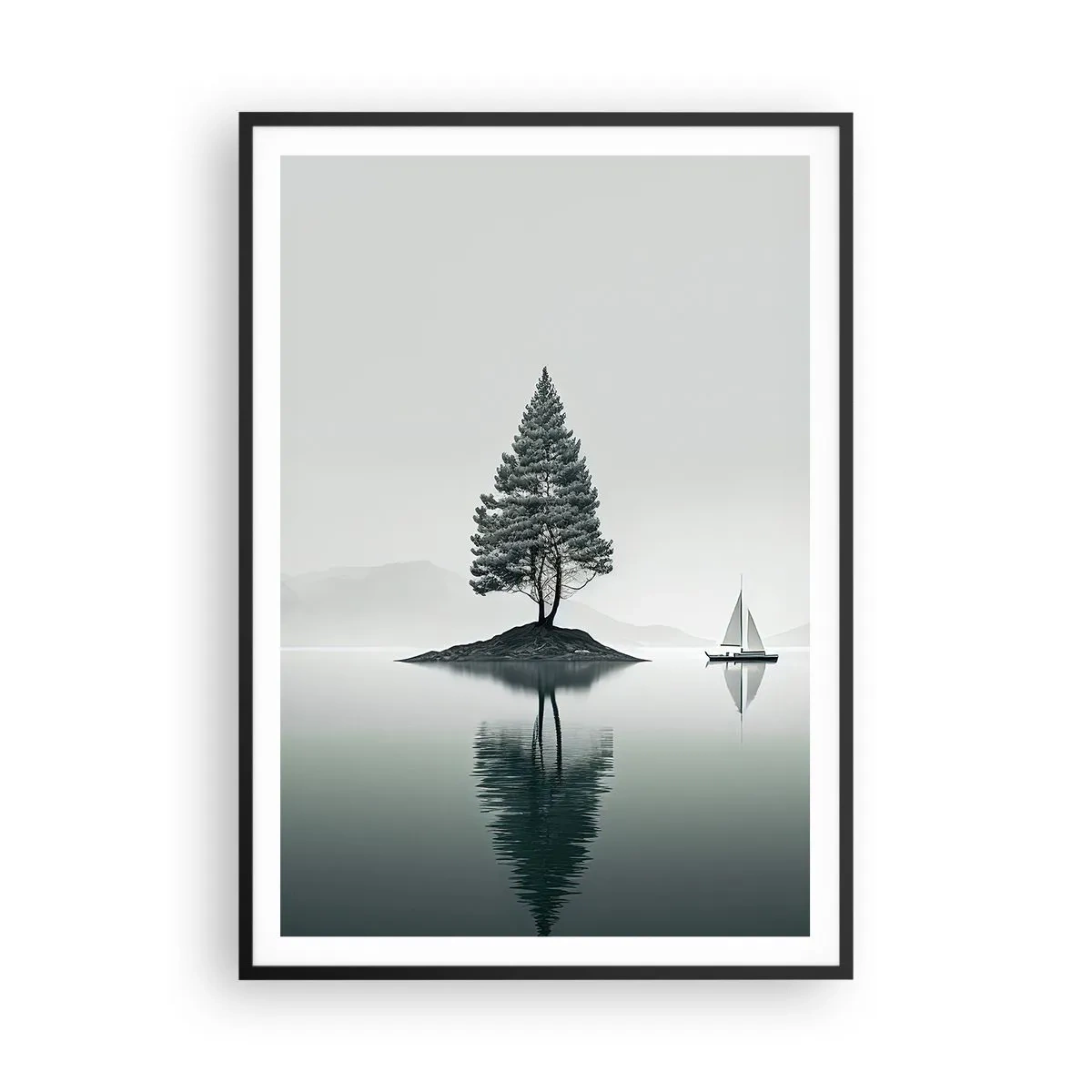 Poster în ramă neagră - Visând cu ochii deschiși - 70x100 cm