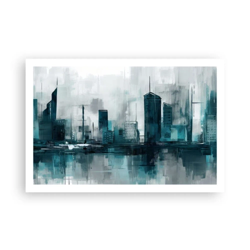 Poster - Un oraș de culoarea ploii - 91x61 cm