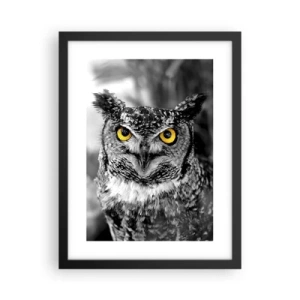 Poster în ramă neagră - Nimic nu poate fi ascuns - 30x40 cm