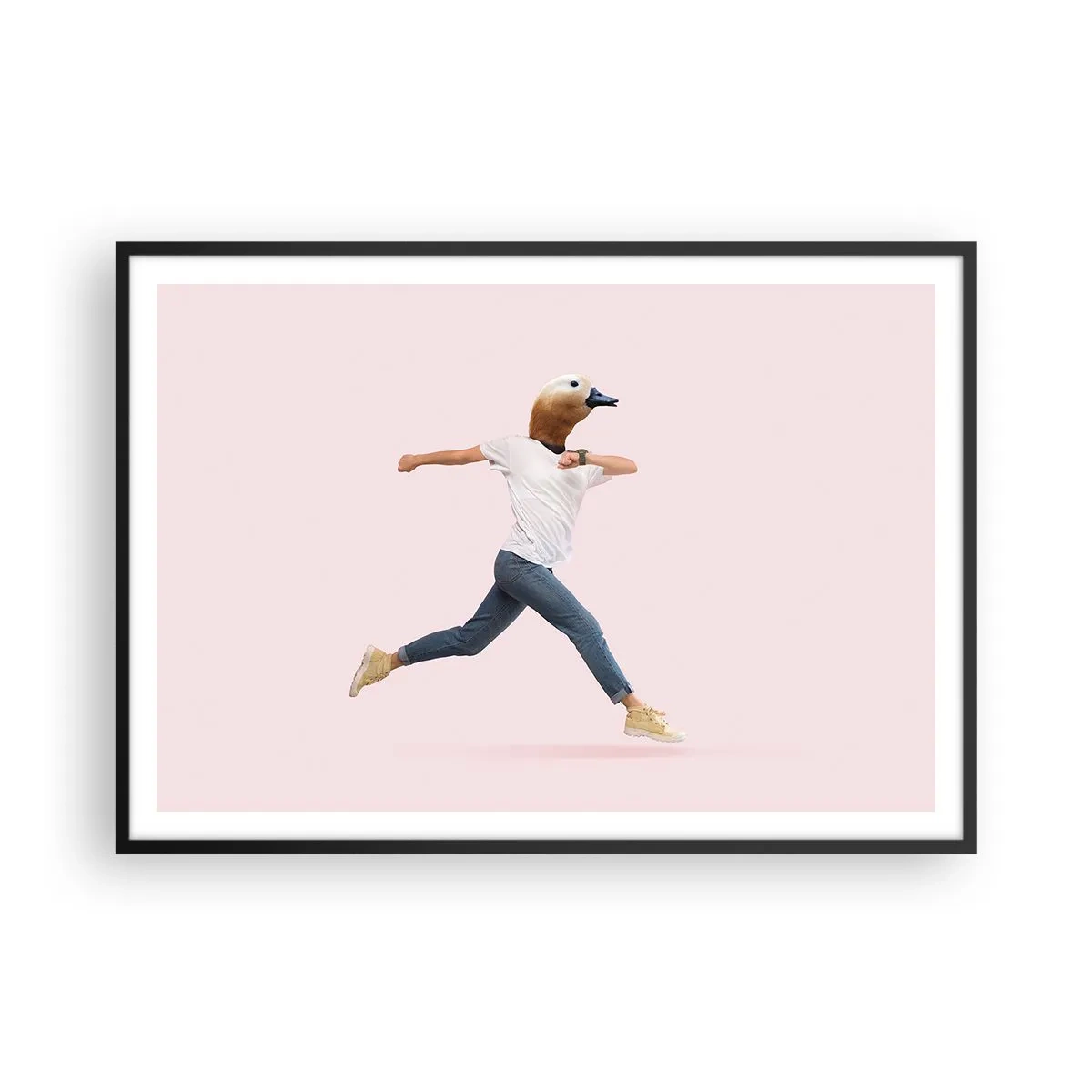 Poster în ramă neagră - Un strop de absurditate - 100x70 cm