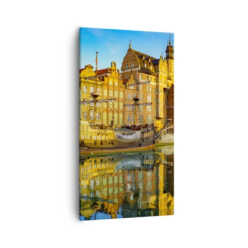 Tablou pe pânză - Trecutul în oglindă - 55x100 cm