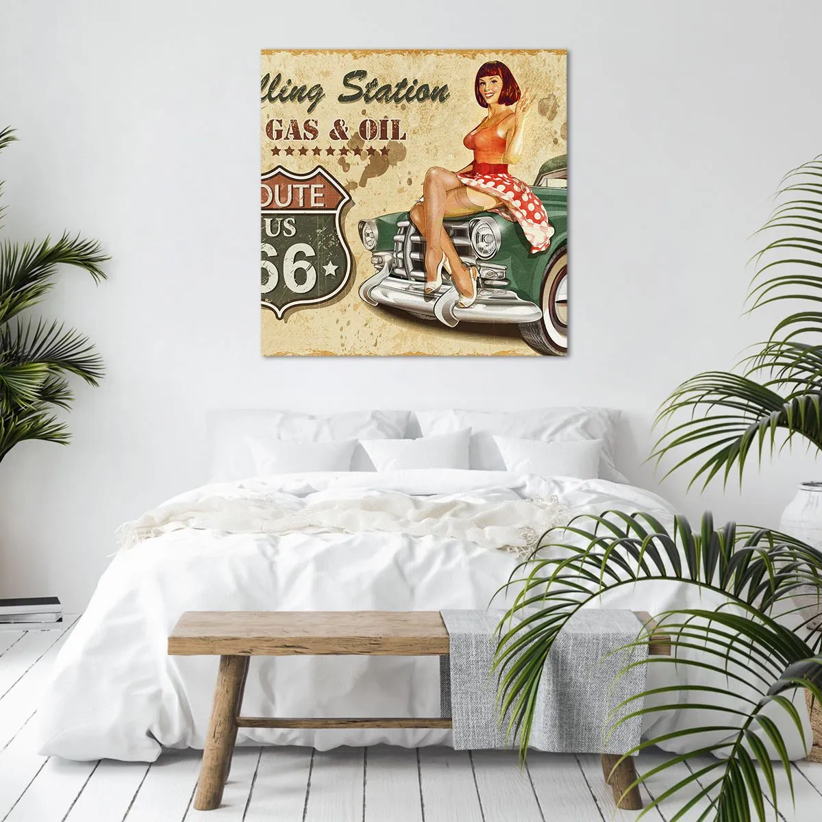 Tablou pe pânză - Extraordinari ani '40. - 30x30 cm