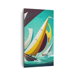 Tablou pe pânză - Voinici și învingători - 45x80 cm