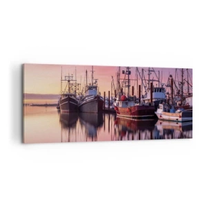 Tablou pe pânză - Înainte de o zi plină - 100x40 cm