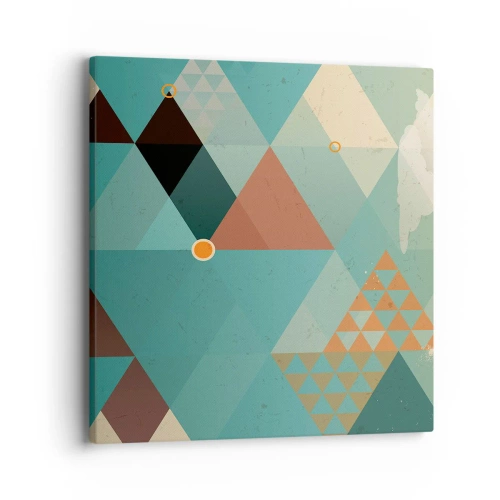 Tablou pe pânză - Unitatea multiplicității, multiplicitatea unității - 40x40 cm