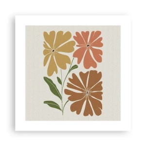 Poster - Natură și geometrie - 40x40 cm