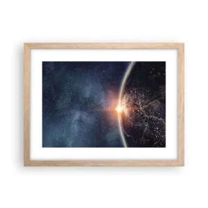 Poster în ramă de stejar deschis - Într-o nouă perspectivă - 40x30 cm