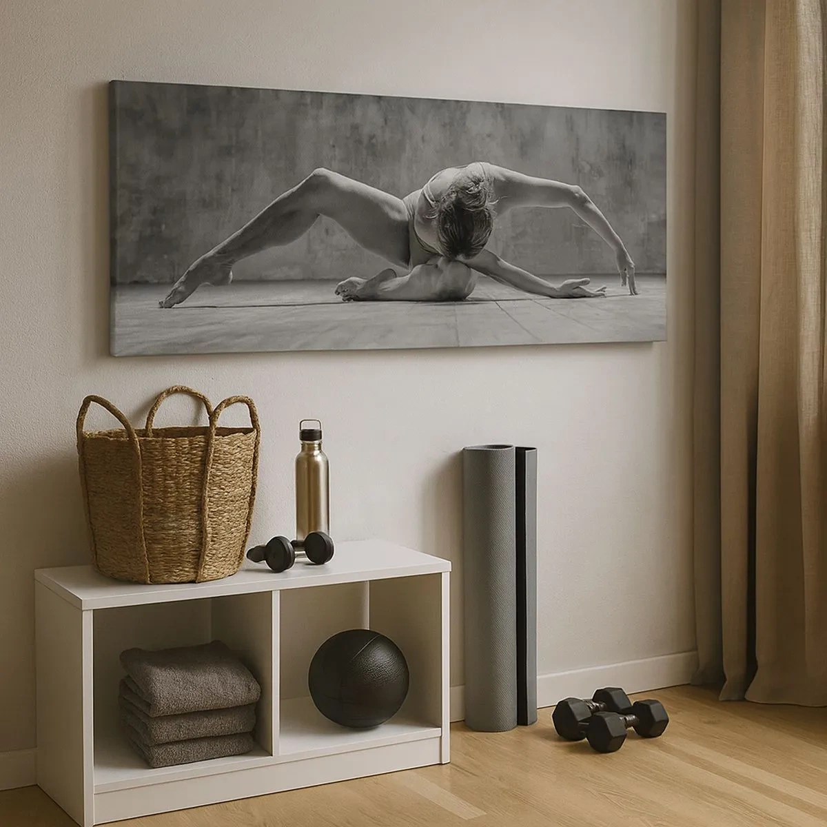 Tablou pe pânză - Simetria găsită - 100x40 cm