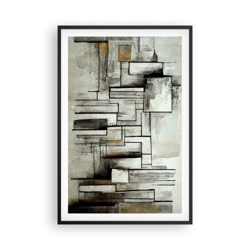 Poster în ramă neagră - Puterea simplității - 61x91 cm