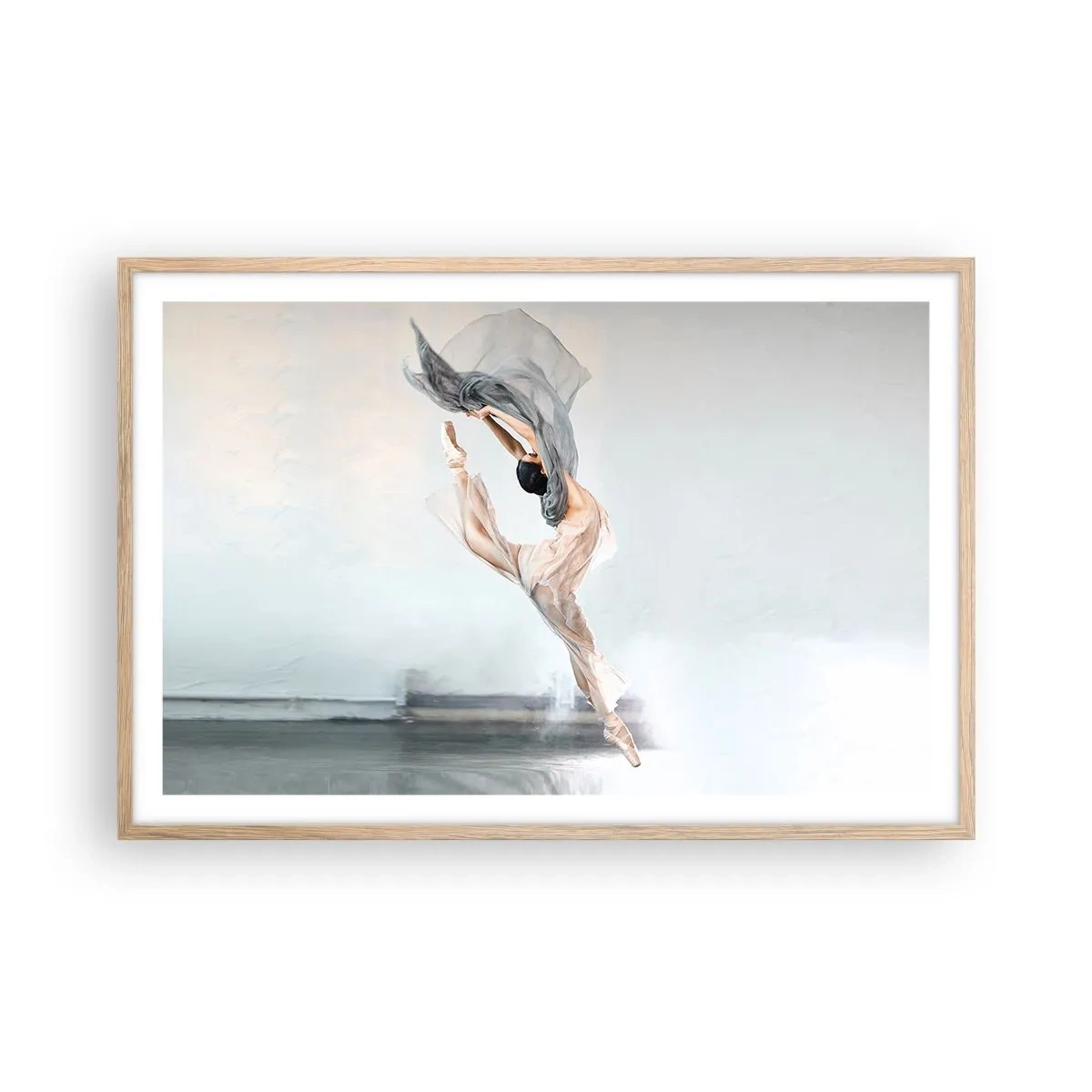 Poster în ramă de stejar deschis - În exaltare de dans - 91x61 cm
