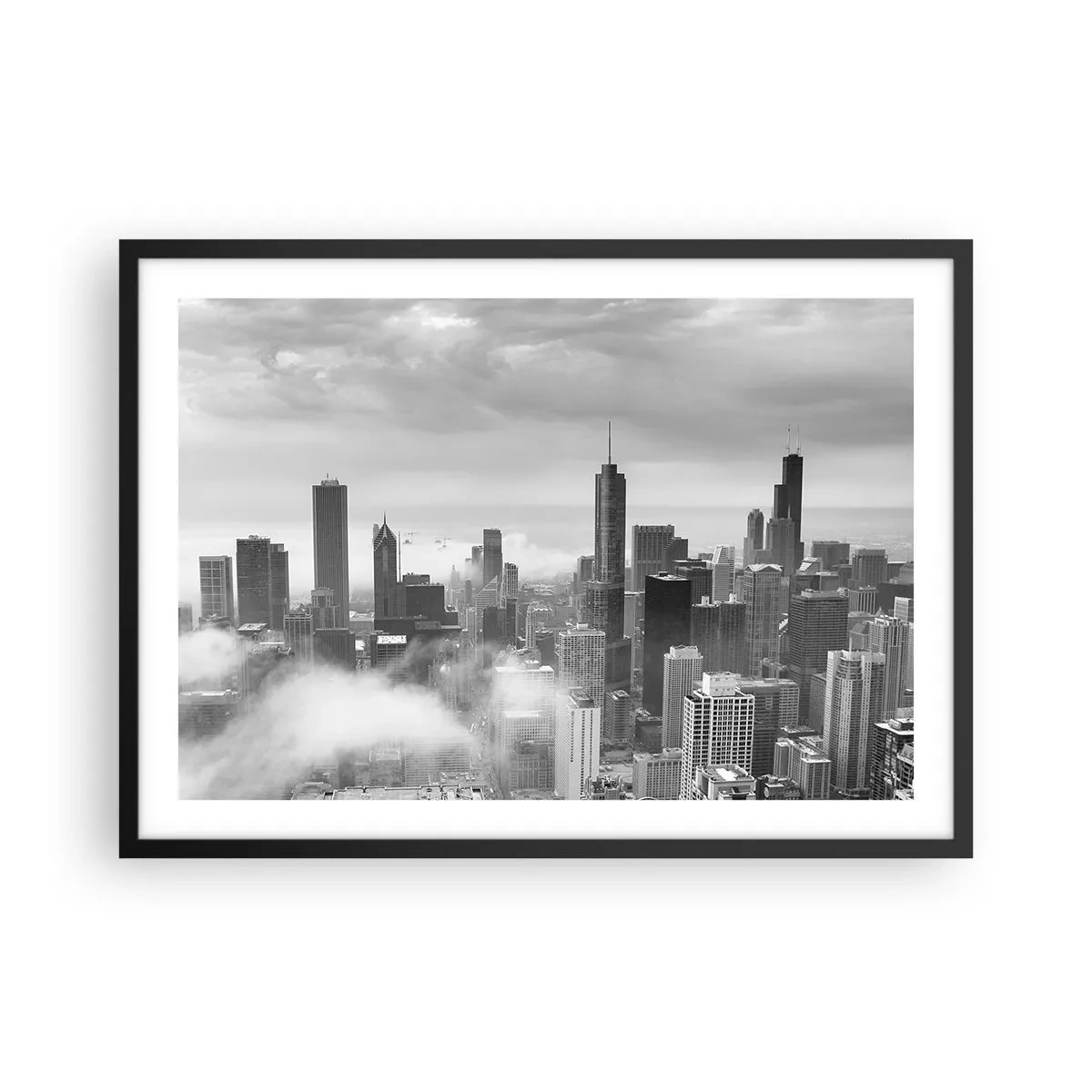 Poster în ramă neagră - Peisaj american - 70x50 cm