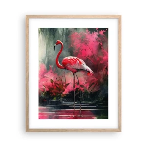 Poster în ramă de stejar deschis - O lecție de farmec natural - 40x50 cm