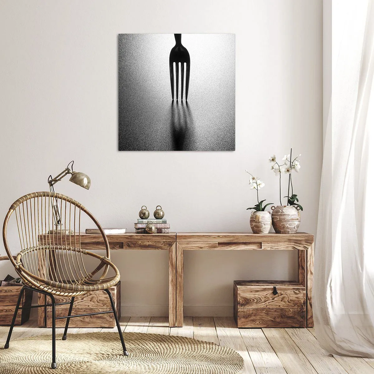Tablou pe pânză - Lumină și umbră - 30x30 cm