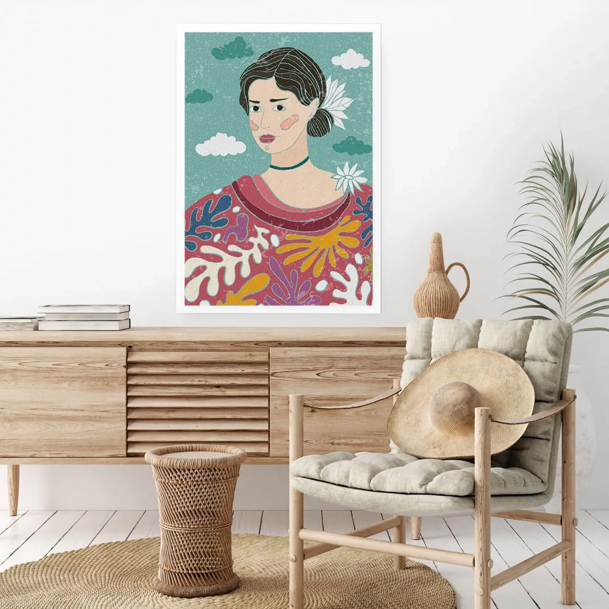 Poster - Cu melancolie în privire - 61x91 cm