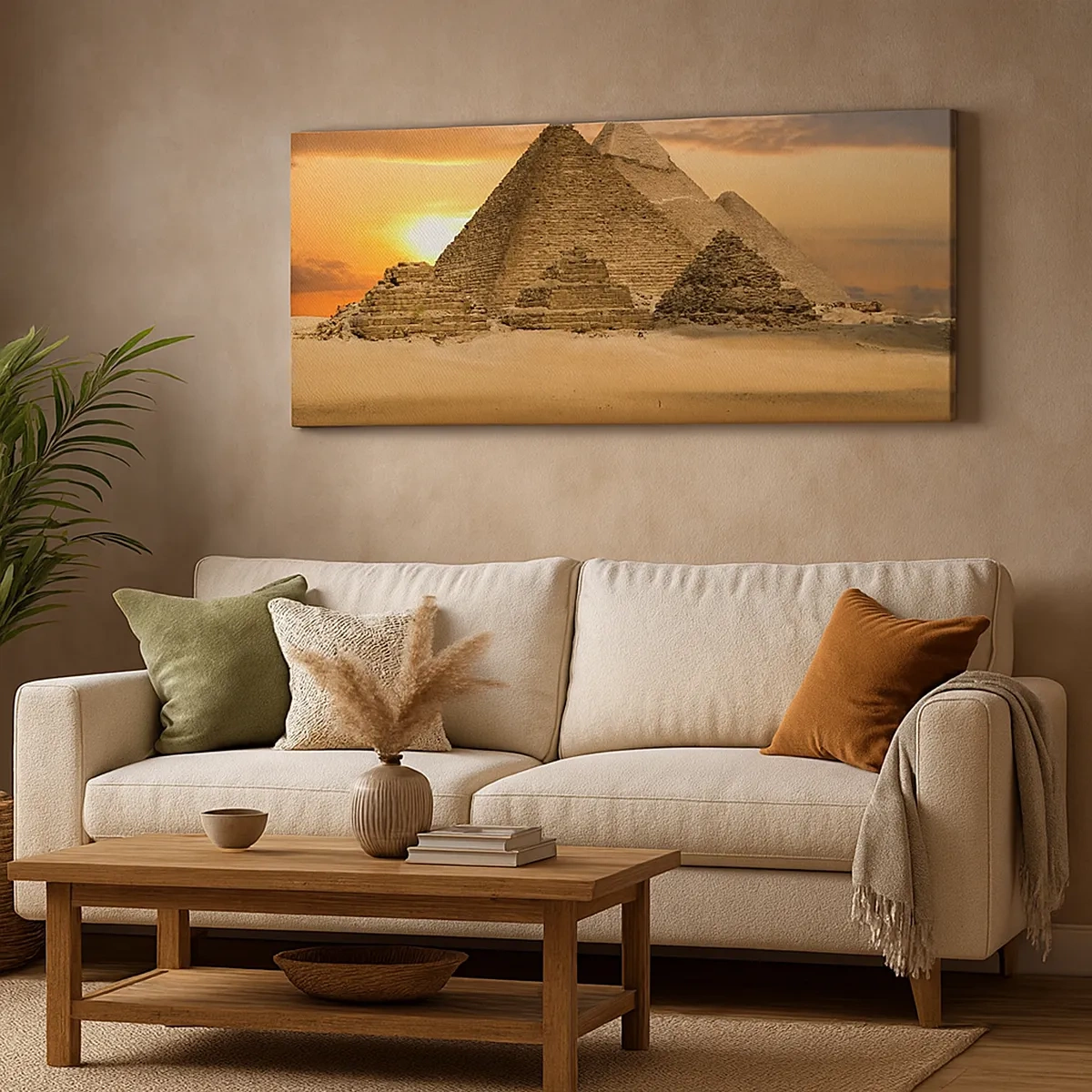 Tablou pe pânză - Neschimbat de mii de ani - 30x30 cm