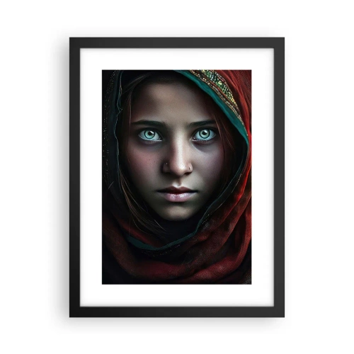 Poster în ramă neagră - Prințesa orientală - 30x40 cm
