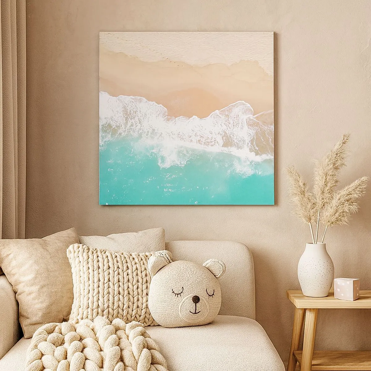 Tablou pe pânză - Atingere mângâietoare - 30x30 cm