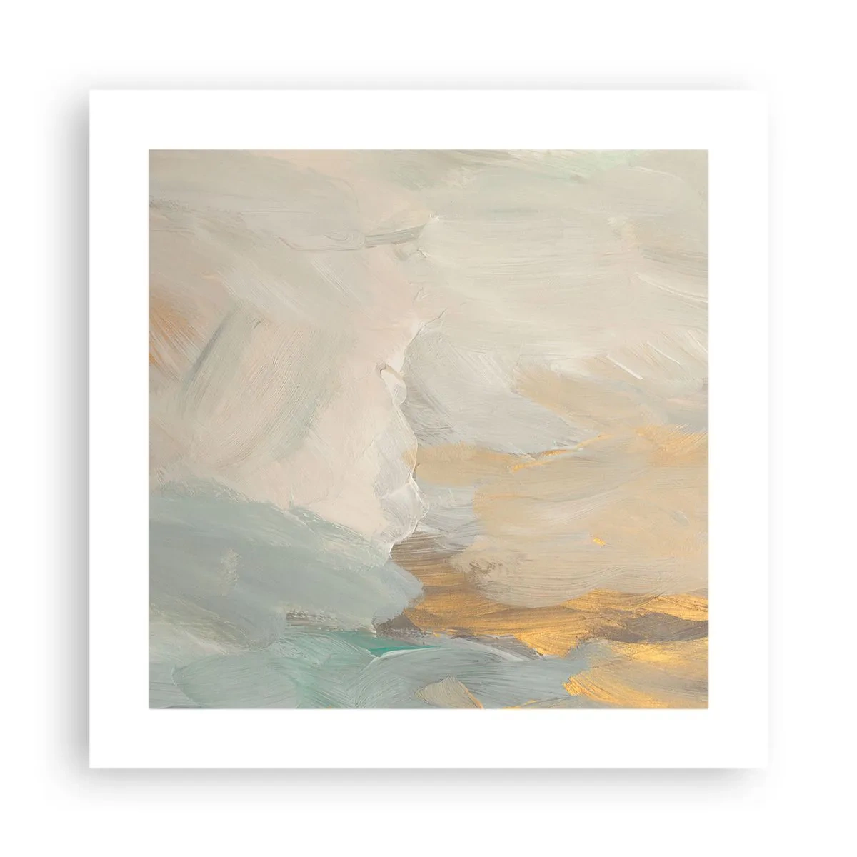 Poster - Abstracție - lumea blândeții - 40x40 cm