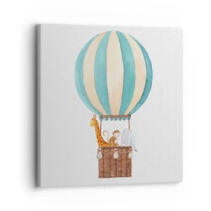 Tablou pe pânză - O călătorie fantastică - 30x30 cm