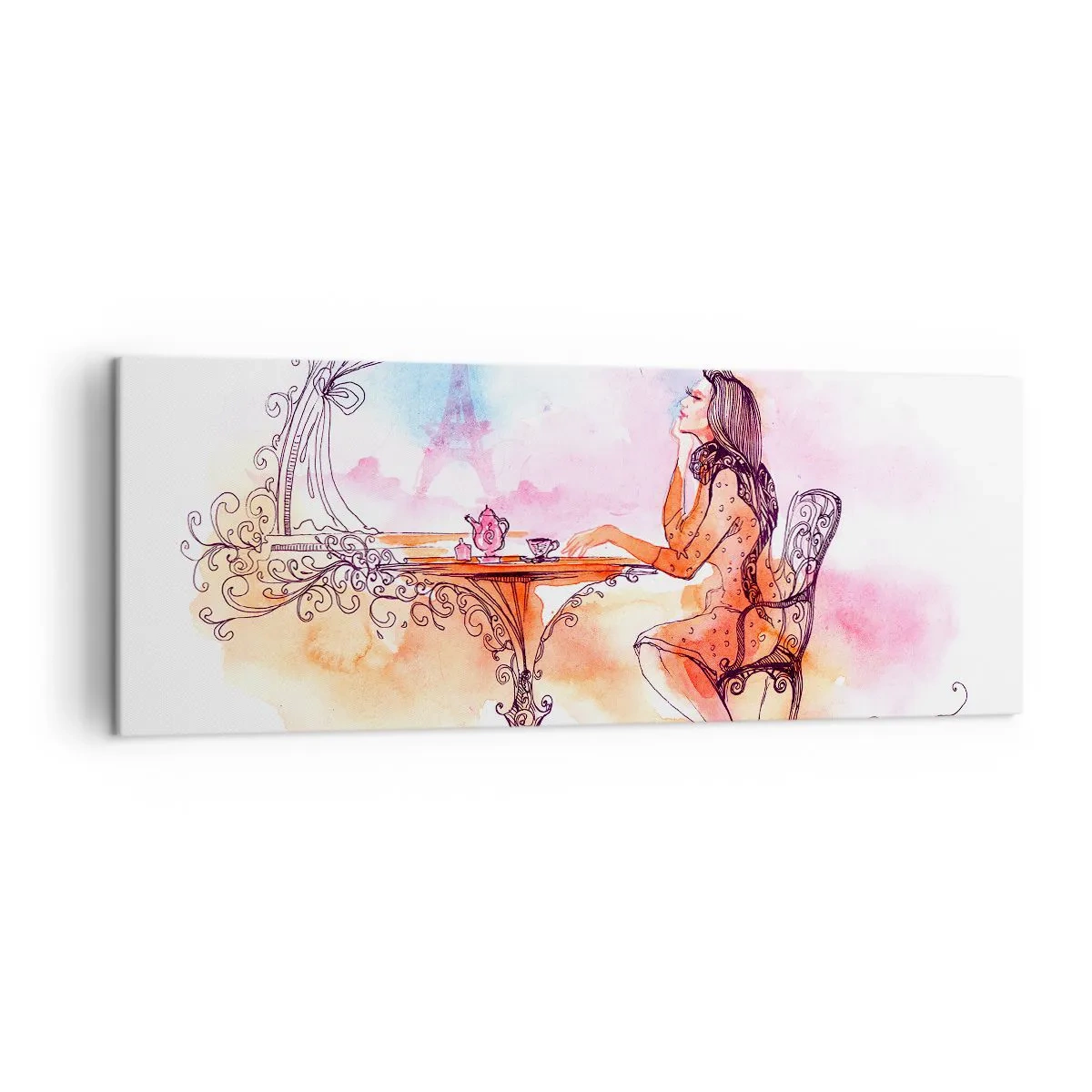 Tablou pe pânză - Șic parizian - 140x50 cm