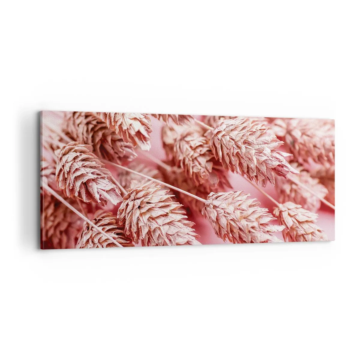 Tablou pe pânză - Cascadă florală în roz - 100x40 cm