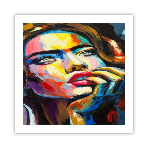 Poster - Visele ca niște păsări se înalță pe cer - 50x50 cm