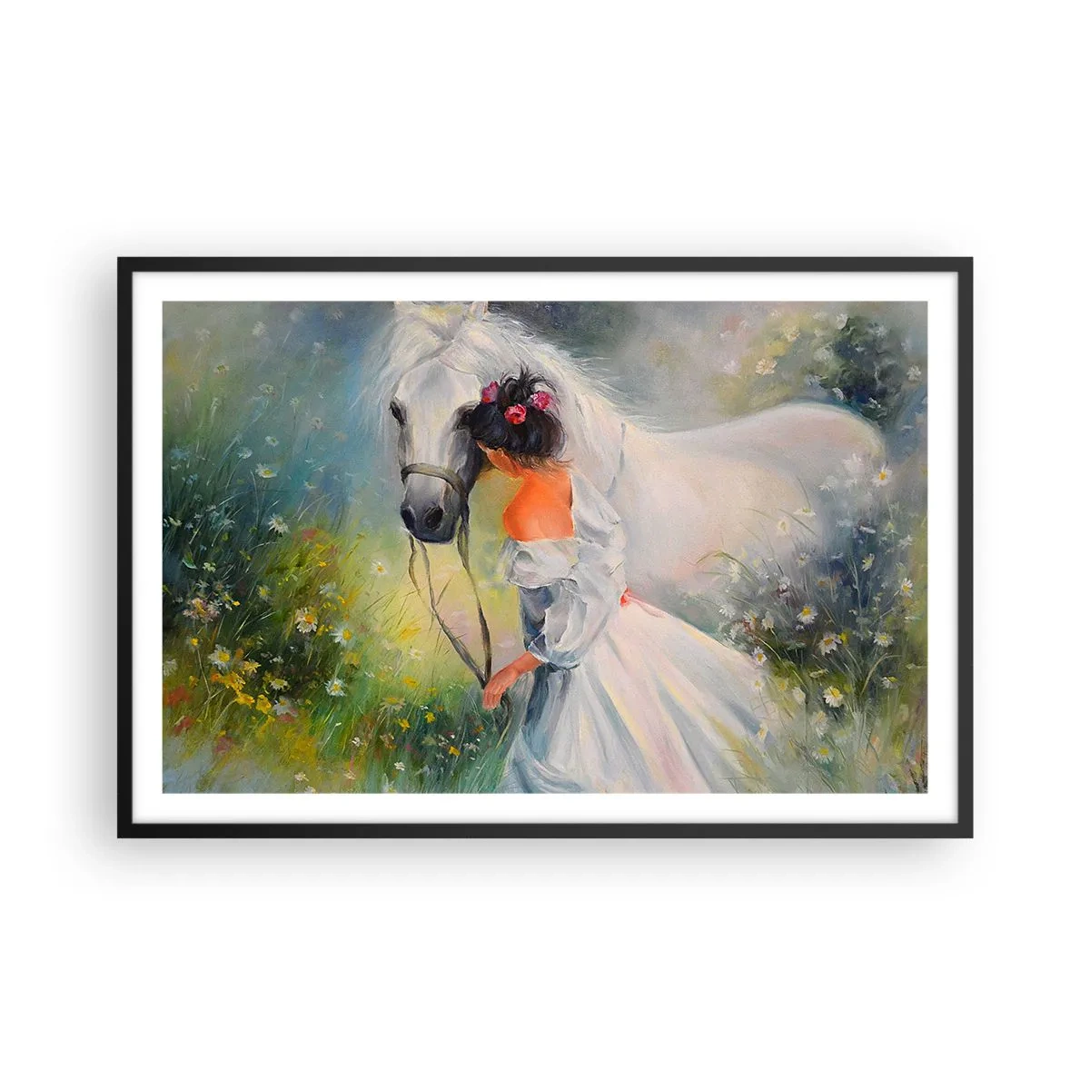 Poster în ramă neagră - Ca dintr-un vis frumos - 91x61 cm
