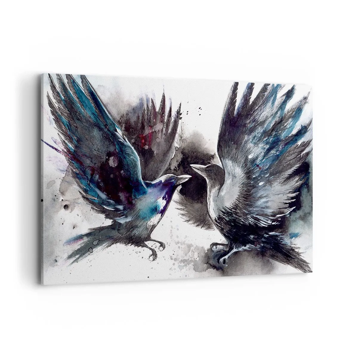 Tablou pe pânză - Bătălia corbilor - 120x80 cm