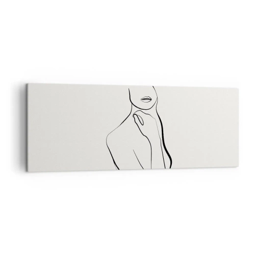 Tablou pe pânză - Val de melancolie - 140x50 cm