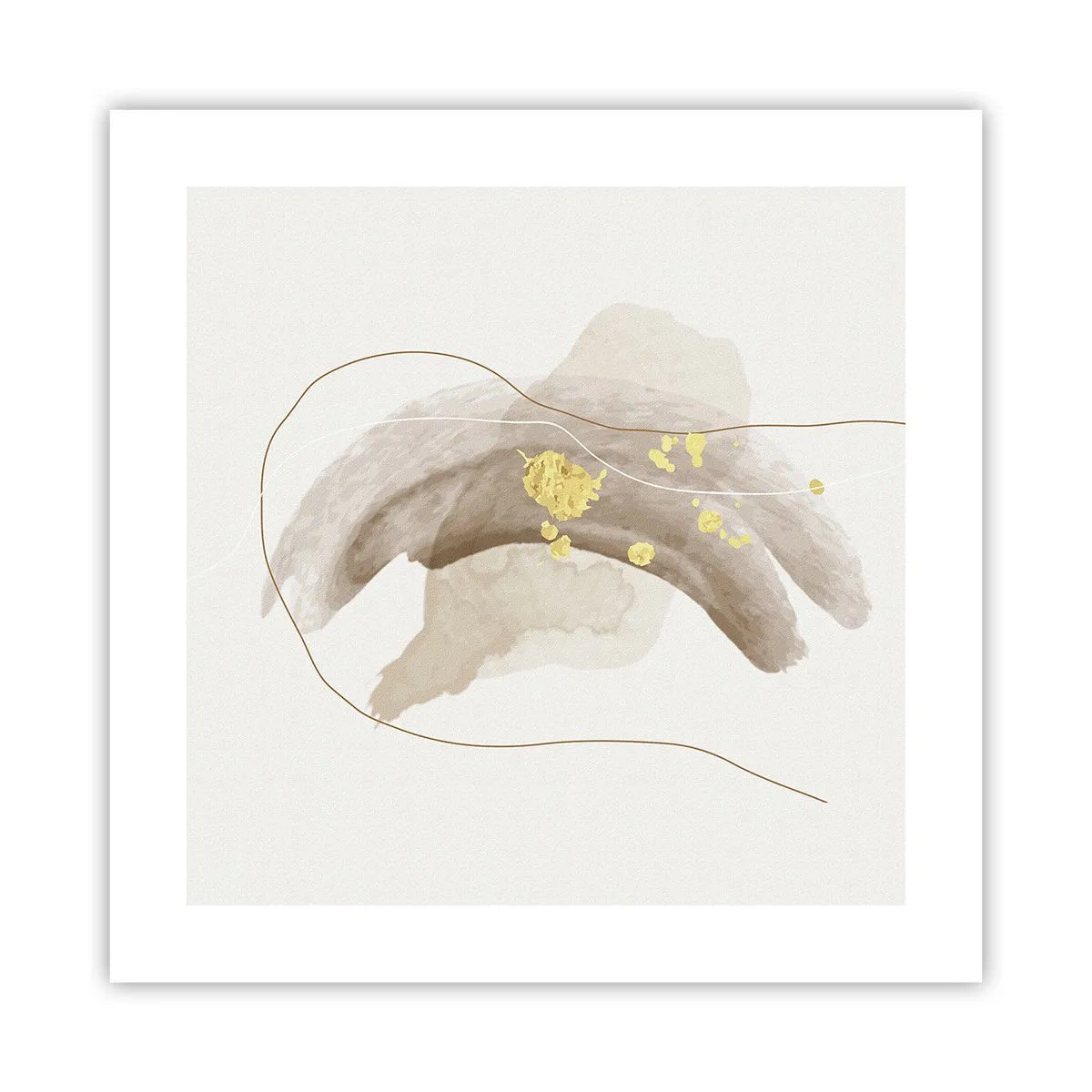 Poster - Întâlnite în spațiu - 40x40 cm