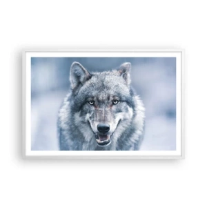 Poster în ramă albă - Accepți provocarea? - 91x61 cm