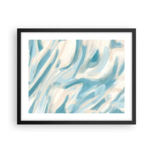 Poster în ramă neagră - Brize de primăvară - 50x40 cm