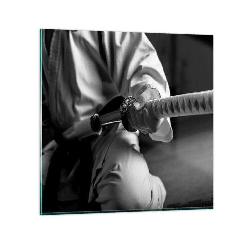 Tablou pe sticlă - Sufletul unui războinic - 40x40 cm