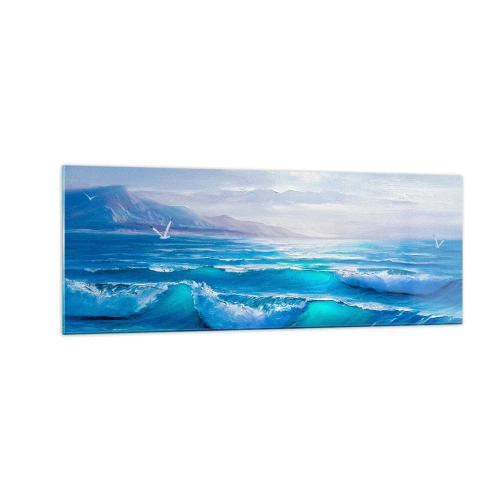 Tablou pe sticlă - Oferă alinare - 140x50 cm
