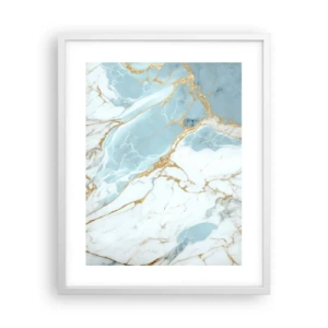 Poster în ramă albă - Bogăția pietrei - 40x50 cm
