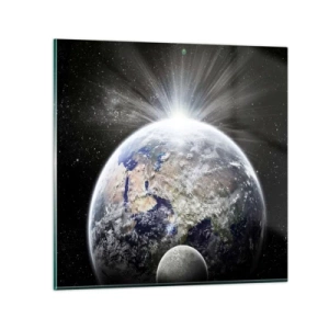 Tablou pe sticlă - În plină strălucire - 50x50 cm