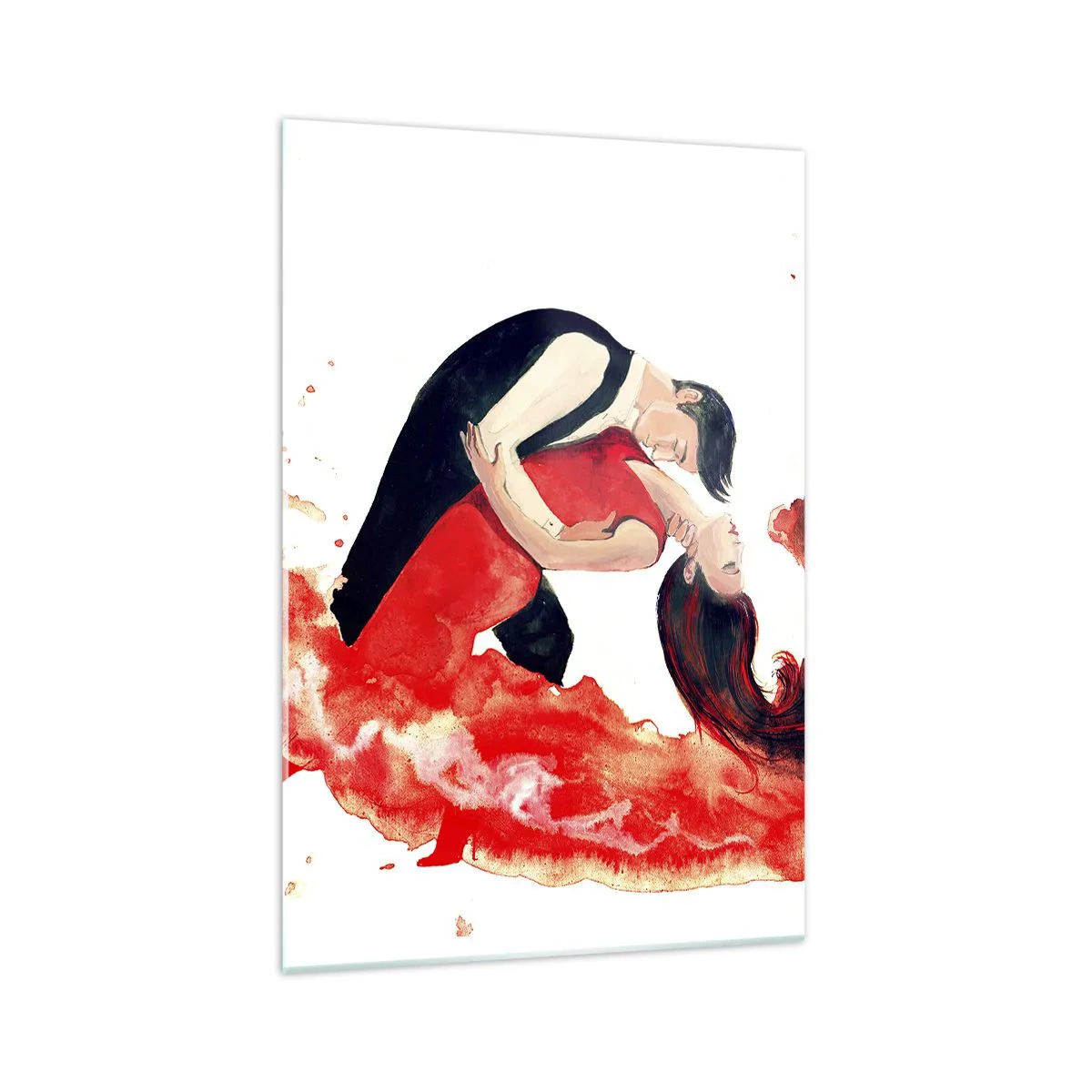 Tablou pe sticlă - Tango - un val senzual - 70x100 cm